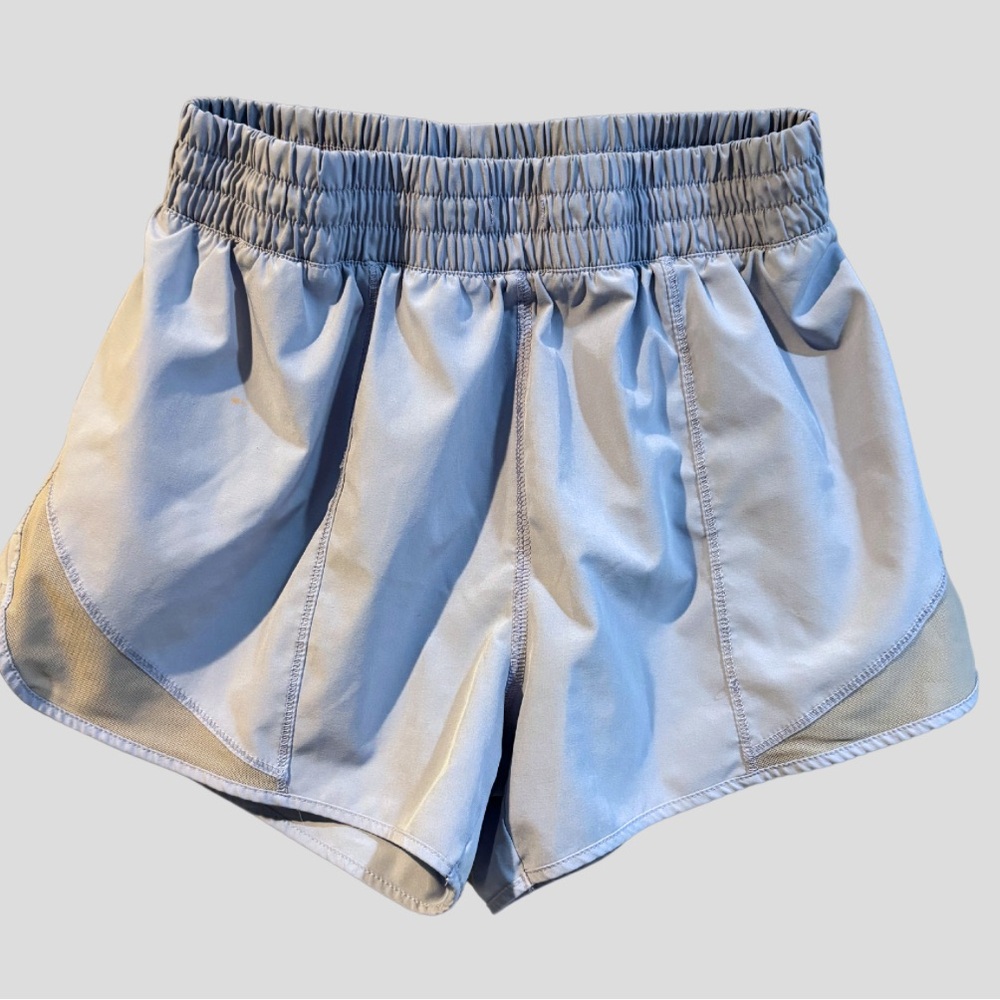 Women's Light Blue Athletic Shorts
